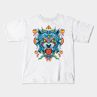 Maung blue by BNGJS Kids T-Shirt